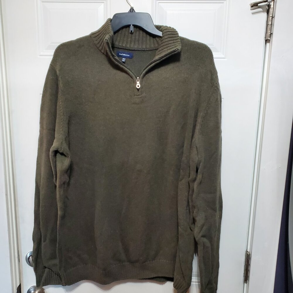 Men's Croft & Barrow 1/4 Zip Sweater size 3XLT